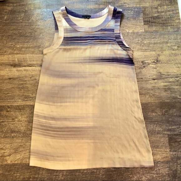 Theory shift Hammered silk medium easy mini dress - Picture 1 of 11